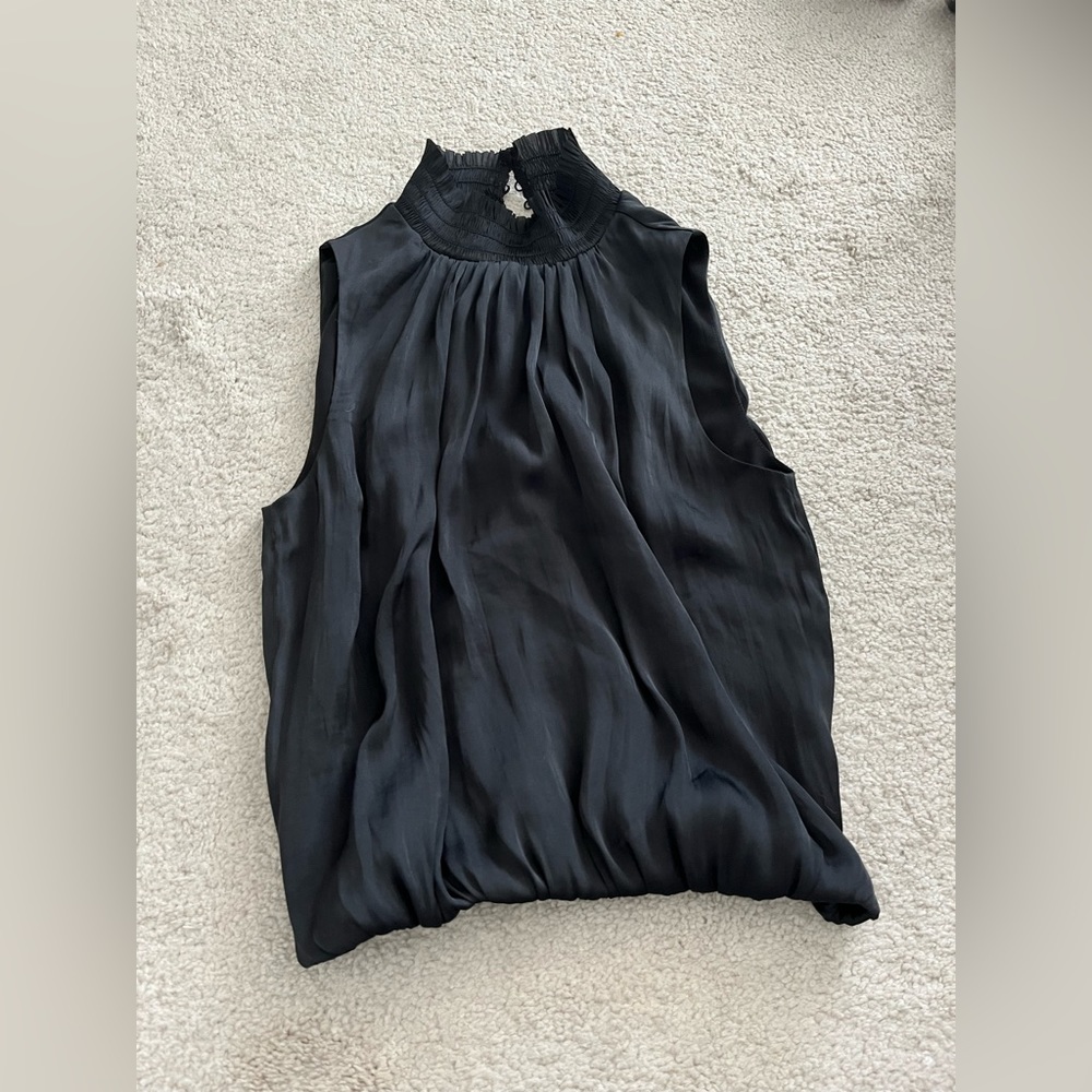 Banana Republic - Black High Neck Sleeveless Top